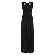 Zwart Halternek Midi Jurk Zimmermann , Black , Dames