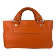 Pre-owned Leather handbags Celine Vintage , Orange , Dames