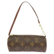 Pre-owned Canvas handbags Louis Vuitton Vintage , Brown , Dames