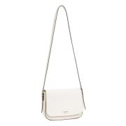 Logo Crossbody Tas met Twin-set Stijl Twinset , White , Dames