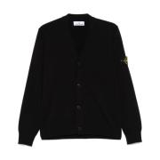 Zwarte Truien voor Mannen Stone Island , Black , Heren