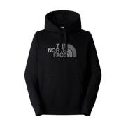 Geborduurde logo hoodie - Zwart The North Face , Black , Heren