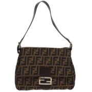 Pre-owned Canvas fendi-bags Fendi Vintage , Brown , Dames