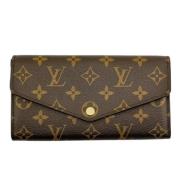 Pre-owned Canvas wallets Louis Vuitton Vintage , Brown , Dames