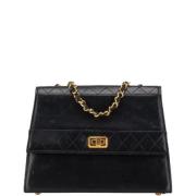 Pre-owned Leather crossbody-bags Chanel Vintage , Black , Dames