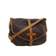 Pre-owned Canvas louis-vuitton-bags Louis Vuitton Vintage , Brown , Da...