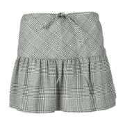 Elegante Wollen Gonna Rok Alessandra Rich , Gray , Dames