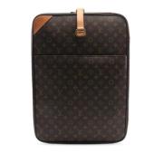 Pre-owned Canvas travel-bags Louis Vuitton Vintage , Brown , Dames