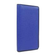 Pre-owned Leather wallets Louis Vuitton Vintage , Blue , Dames