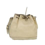 Pre-owned Leather louis-vuitton-bags Louis Vuitton Vintage , Beige , D...