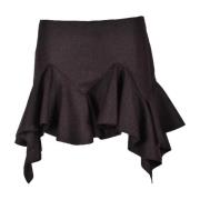 Stijlvolle Wollen Rok Givenchy , Brown , Dames