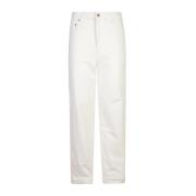 Offwhite Kim Dyed Bull Denim Broek Golden Goose , White , Dames