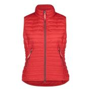 Gewatteerd Vest met Opstaande Kraag Betty Barclay , Red , Dames