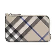 Kaarthouder Burberry , Gray , Dames