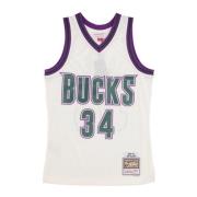 NBA Off White Swingman Jersey 1996 Mitchell & Ness , White , Heren