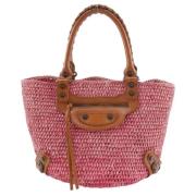 Pre-owned Fabric totes Balenciaga Vintage , Pink , Dames