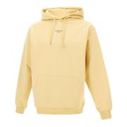 Klassieke Slogan Gele Hoodie Drole de Monsieur , Yellow , Heren