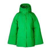 Groene Polyester Pufferjas Samsøe Samsøe , Green , Dames