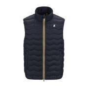 Gewatteerd Warm Vest Blauw K-Way , Blue , Heren