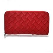 Pre-owned Cotton wallets Bottega Veneta Vintage , Red , Dames