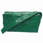 Pre-owned Leather pouches Bottega Veneta Vintage , Green , Dames