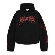 Hoodie Vetements , Black , Heren