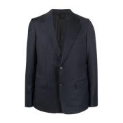 Blauwe Jas voor Mannen Lanvin , Blue , Heren