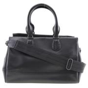 Pre-owned Leather handbags Bottega Veneta Vintage , Black , Dames