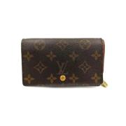 Pre-owned Canvas wallets Louis Vuitton Vintage , Brown , Dames