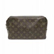 Pre-owned Canvas clutches Louis Vuitton Vintage , Brown , Dames