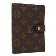 Pre-owned Canvas home-office Louis Vuitton Vintage , Brown , Dames