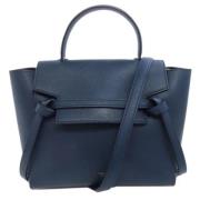 Pre-owned Leather handbags Celine Vintage , Blue , Dames