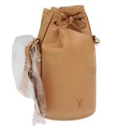 Pre-owned Leather louis-vuitton-bags Louis Vuitton Vintage , Beige , D...