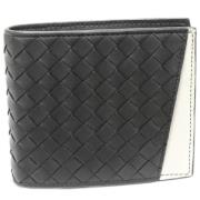 Pre-owned Leather wallets Bottega Veneta Vintage , Black , Dames