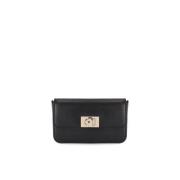 Zwarte Mini Crossbody Tas met Arco Logo Furla , Black , Dames