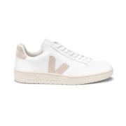 Witte Sneakers met V-Detail Veja , White , Dames