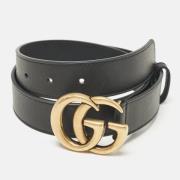 Pre-owned Leather belts Gucci Vintage , Black , Dames