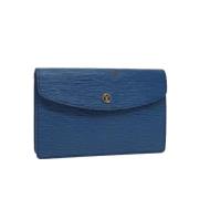 Pre-owned Leather louis-vuitton-bags Louis Vuitton Vintage , Blue , Da...