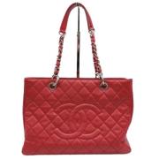 Pre-owned Leather shoulder-bags Chanel Vintage , Red , Dames