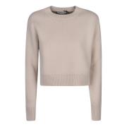 Neutrale Gebreide Trui Lanvin , Beige , Dames