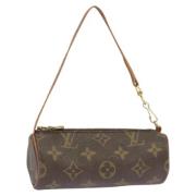 Pre-owned Canvas pouches Louis Vuitton Vintage , Brown , Dames