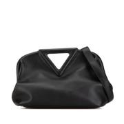 Pre-owned Leather handbags Bottega Veneta Vintage , Black , Dames