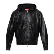 Leren jas L-Ochs Diesel , Black , Heren