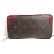 Pre-owned Canvas wallets Louis Vuitton Vintage , Red , Dames