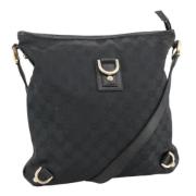 Pre-owned Canvas gucci-bags Gucci Vintage , Black , Dames