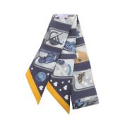 Pre-owned Canvas scarves Hermès Vintage , Multicolor , Dames