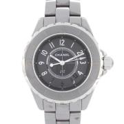 Pre-owned Metal watches Chanel Vintage , Gray , Dames