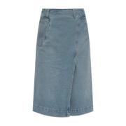 Denim rok Victoria Beckham , Blue , Dames