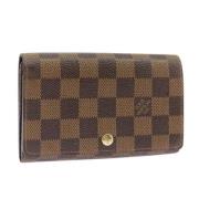 Pre-owned Canvas wallets Louis Vuitton Vintage , Brown , Dames