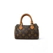 Pre-owned Canvas louis-vuitton-bags Louis Vuitton Vintage , Brown , Da...